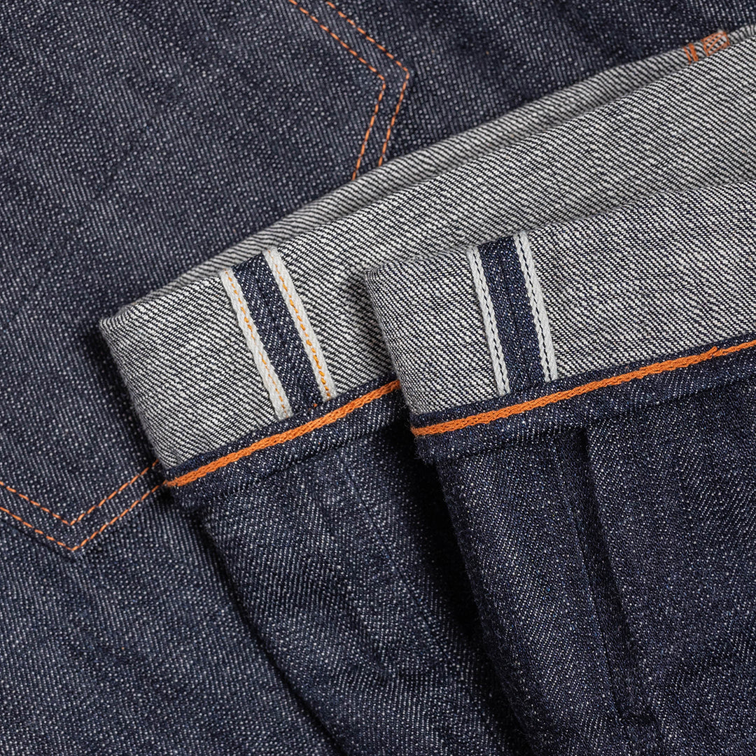 Lot.1990 No.0 Regular Straight Fit Jeans with Heavy-Slub Artistic Denim (Washed)【レギュラーストレート/ヘビースラブ/アーティスティックデニム/ワンウォッシュ】
