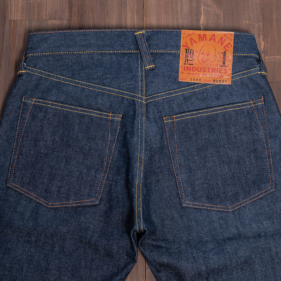 Lot.1990 No.1 Regular Straight Fit Jeans with Heritage Denim (Washed)【レギュラーストレート/ヘリテージデニム/ワンウォッシュ】