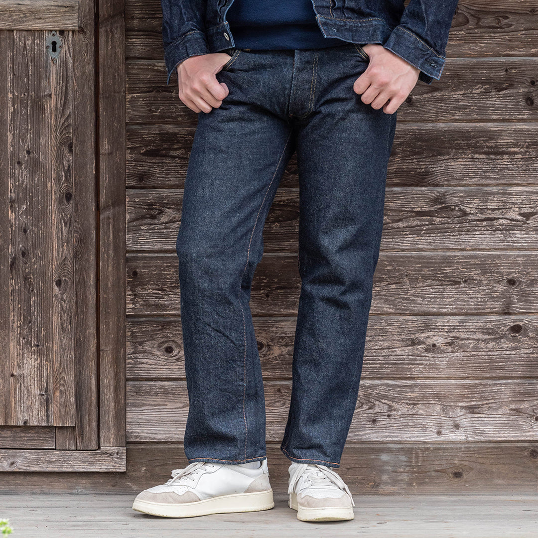 Lot.1990 No.1 Regular Straight Fit Jeans with Heritage Denim (Washed)【レギュラーストレート/ヘリテージデニム/ワンウォッシュ】