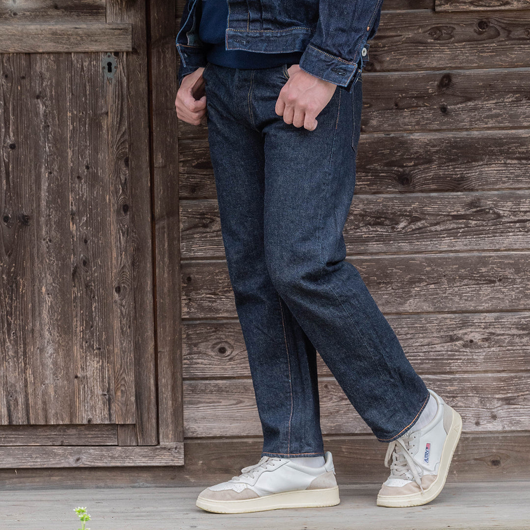 Lot.1990 No.1 Regular Straight Fit Jeans with Heritage Denim (Washed)【レギュラーストレート/ヘリテージデニム/ワンウォッシュ】