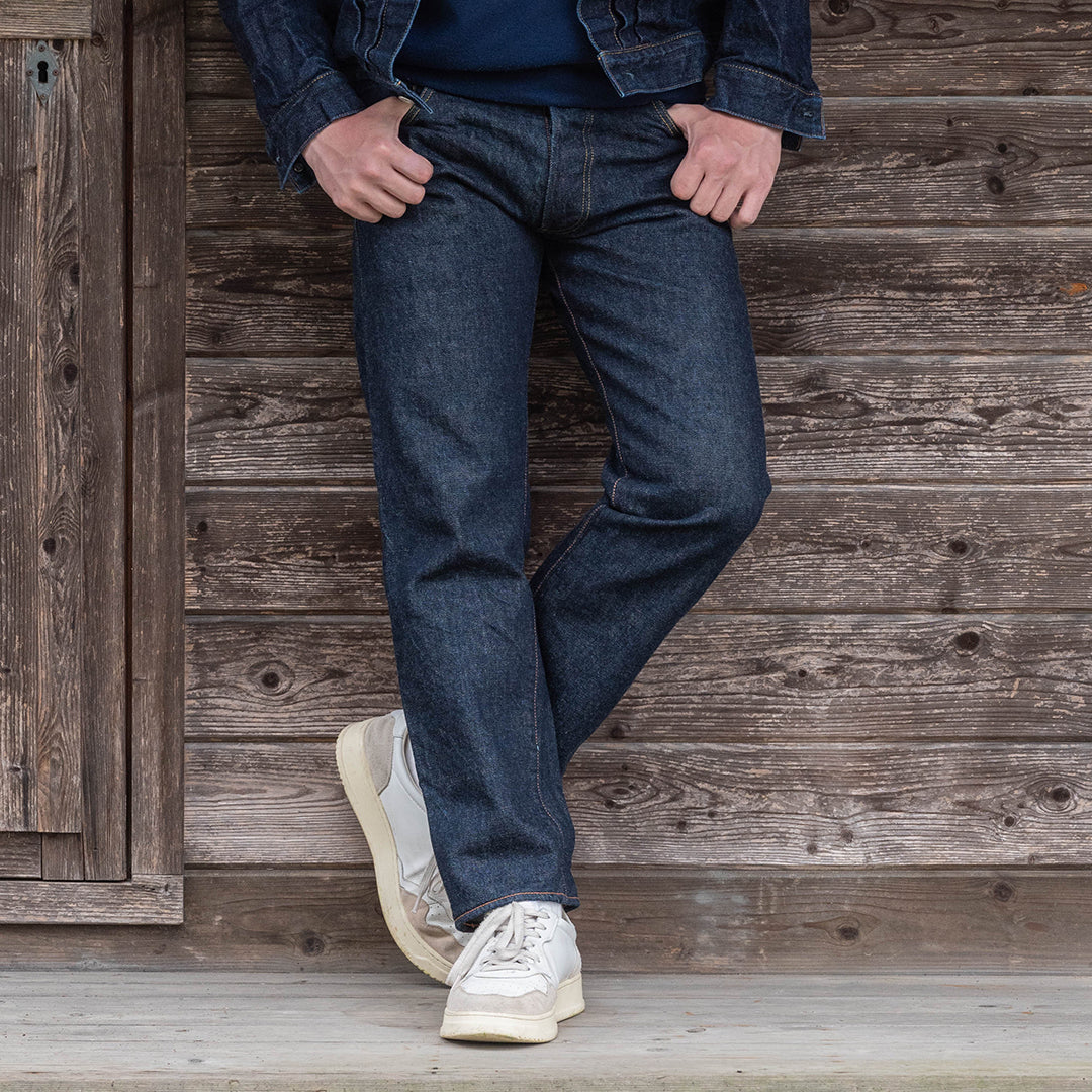 Lot.1990 No.1 Regular Straight Fit Jeans with Heritage Denim (Washed)【レギュラーストレート/ヘリテージデニム/ワンウォッシュ】