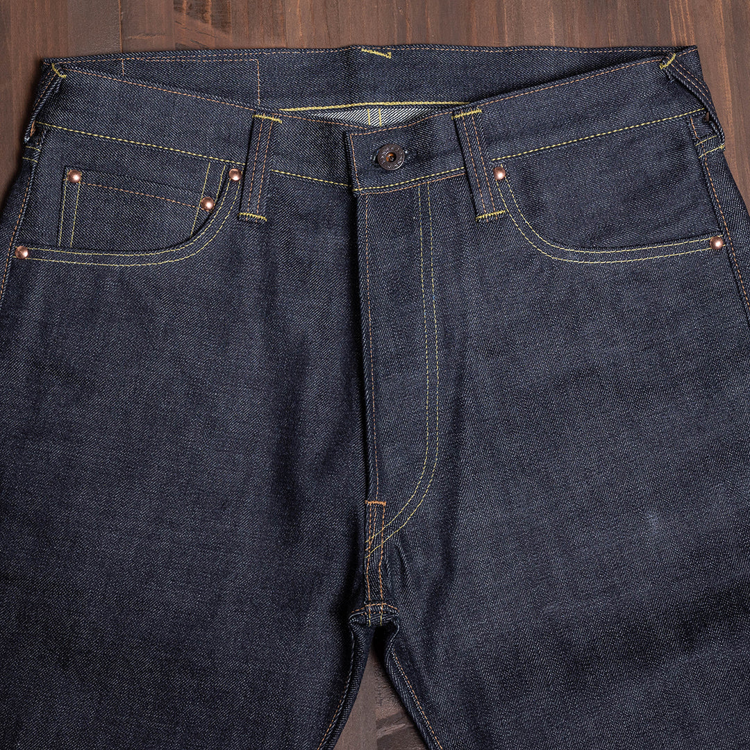【限定生産】Lot.1990 "Dai-Ginjyo" Regular Straight Fit Jeans with 15.5oz Heavy Wgt Slub Denim (Raw and Rigid) 【レギュラーストレート/大吟醸/15.5ozヘビーウェイト/スラブデニム/ノンウォッシュ】