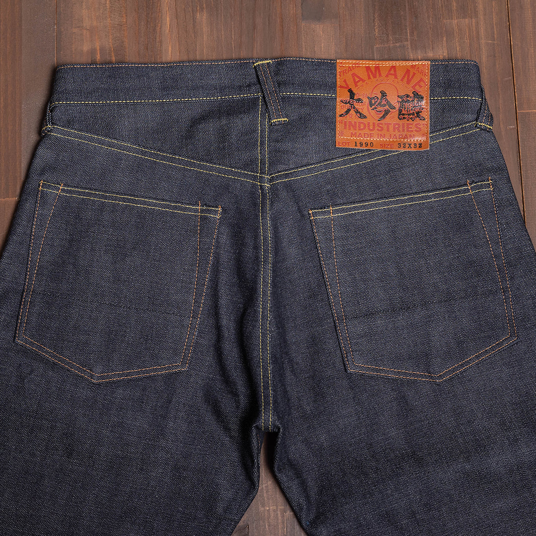 【限定生産】Lot.1990 "Dai-Ginjyo" Regular Straight Fit Jeans with 15.5oz Heavy Wgt Slub Denim (Washed) 【レギュラーストレート/大吟醸/15.5oz/ヘビーウェイト/スラブデニム/ワンウォッシュ】