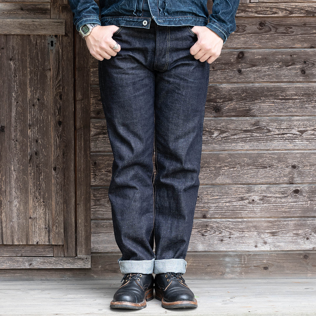 【限定生産】Lot.1990 "Dai-Ginjyo" Regular Straight Fit Jeans with 15.5oz Heavy Wgt Slub Denim (Washed) 【レギュラーストレート/大吟醸/15.5oz/ヘビーウェイト/スラブデニム/ワンウォッシュ】