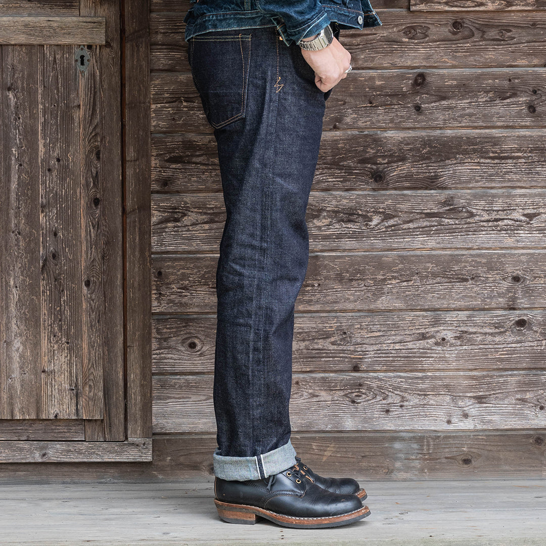 【限定生産】Lot.1990 "Dai-Ginjyo" Regular Straight Fit Jeans with 15.5oz Heavy Wgt Slub Denim (Washed) 【レギュラーストレート/大吟醸/15.5oz/ヘビーウェイト/スラブデニム/ワンウォッシュ】
