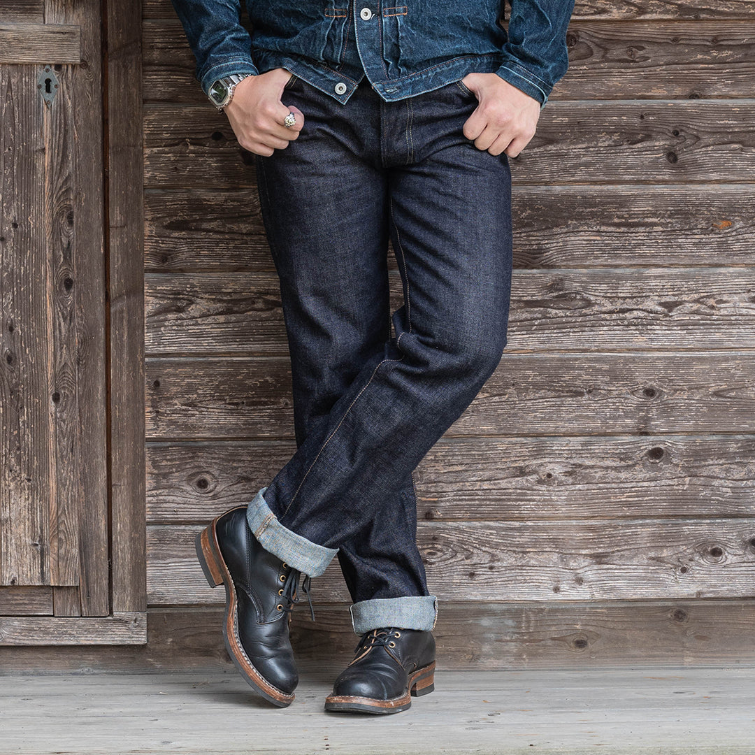 【限定生産】Lot.1990 "Dai-Ginjyo" Regular Straight Fit Jeans with 15.5oz Heavy Wgt Slub Denim (Washed) 【レギュラーストレート/大吟醸/15.5oz/ヘビーウェイト/スラブデニム/ワンウォッシュ】