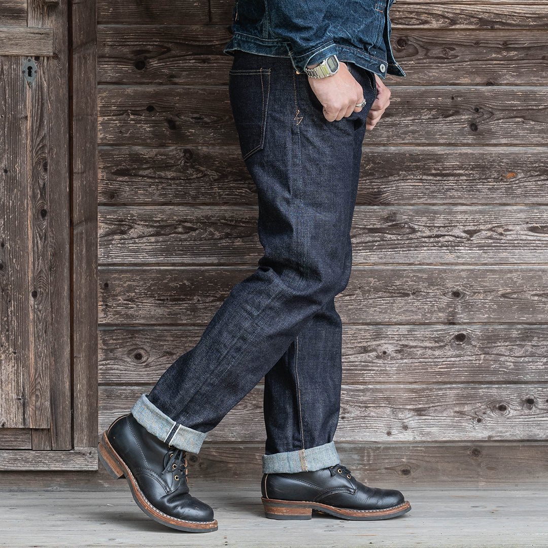 【限定生産】Lot.1990 "Dai-Ginjyo" Regular Straight Fit Jeans with 15.5oz Heavy Wgt Slub Denim (Raw and Rigid) 【レギュラーストレート/大吟醸/15.5ozヘビーウェイト/スラブデニム/ノンウォッシュ】
