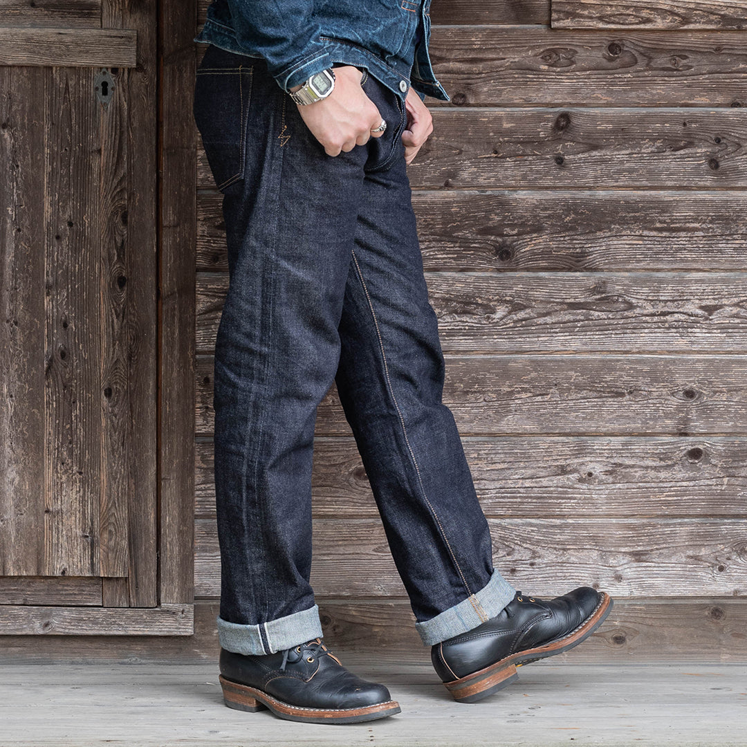 【限定生産】Lot.1990 "Dai-Ginjyo" Regular Straight Fit Jeans with 15.5oz Heavy Wgt Slub Denim (Washed) 【レギュラーストレート/大吟醸/15.5oz/ヘビーウェイト/スラブデニム/ワンウォッシュ】