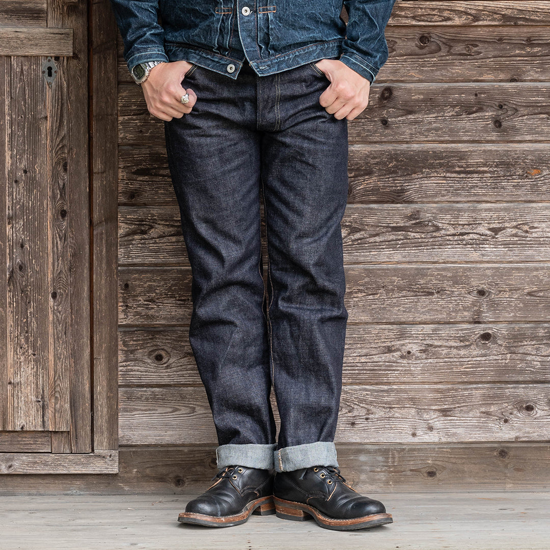 【限定生産】Lot.1990 "Dai-Ginjyo" Regular Straight Fit Jeans with 15.5oz Heavy Wgt Slub Denim (Washed) 【レギュラーストレート/大吟醸/15.5oz/ヘビーウェイト/スラブデニム/ワンウォッシュ】