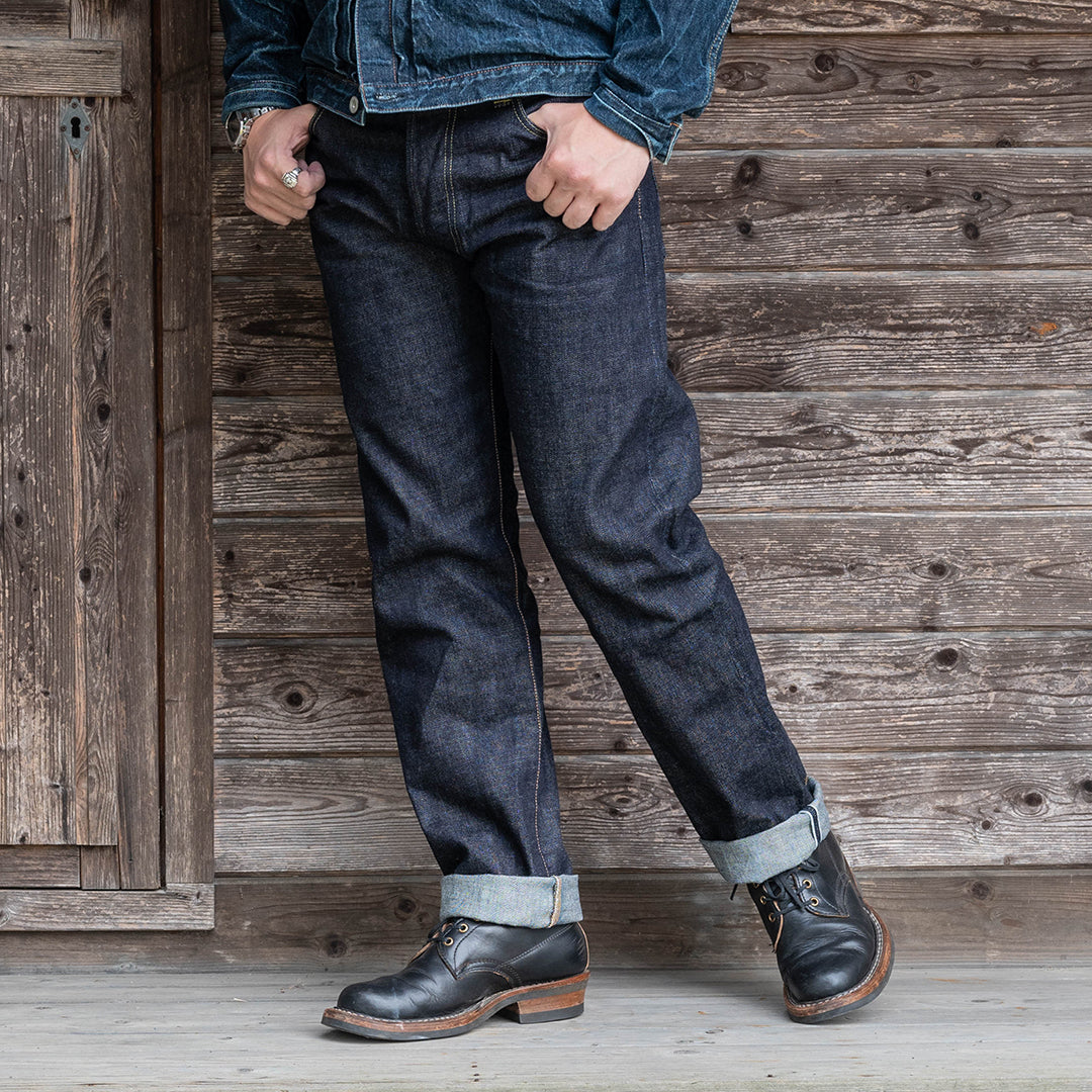 【限定生産】Lot.1990 "Dai-Ginjyo" Regular Straight Fit Jeans with 15.5oz Heavy Wgt Slub Denim (Washed) 【レギュラーストレート/大吟醸/15.5oz/ヘビーウェイト/スラブデニム/ワンウォッシュ】
