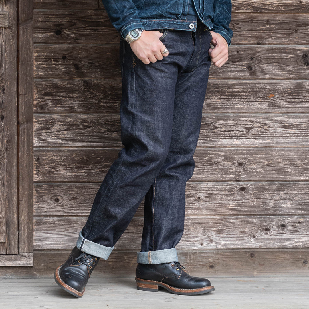 【限定生産】Lot.1990 "Dai-Ginjyo" Regular Straight Fit Jeans with 15.5oz Heavy Wgt Slub Denim (Washed) 【レギュラーストレート/大吟醸/15.5oz/ヘビーウェイト/スラブデニム/ワンウォッシュ】