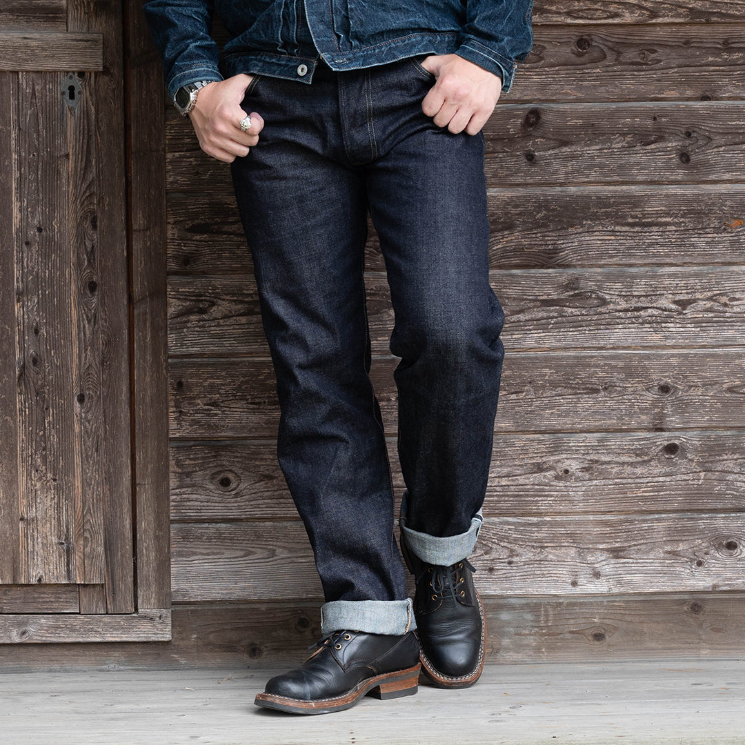 【限定生産】Lot.1990 "Dai-Ginjyo" Regular Straight Fit Jeans with 15.5oz Heavy Wgt Slub Denim (Raw and Rigid) 【レギュラーストレート/大吟醸/15.5ozヘビーウェイト/スラブデニム/ノンウォッシュ】