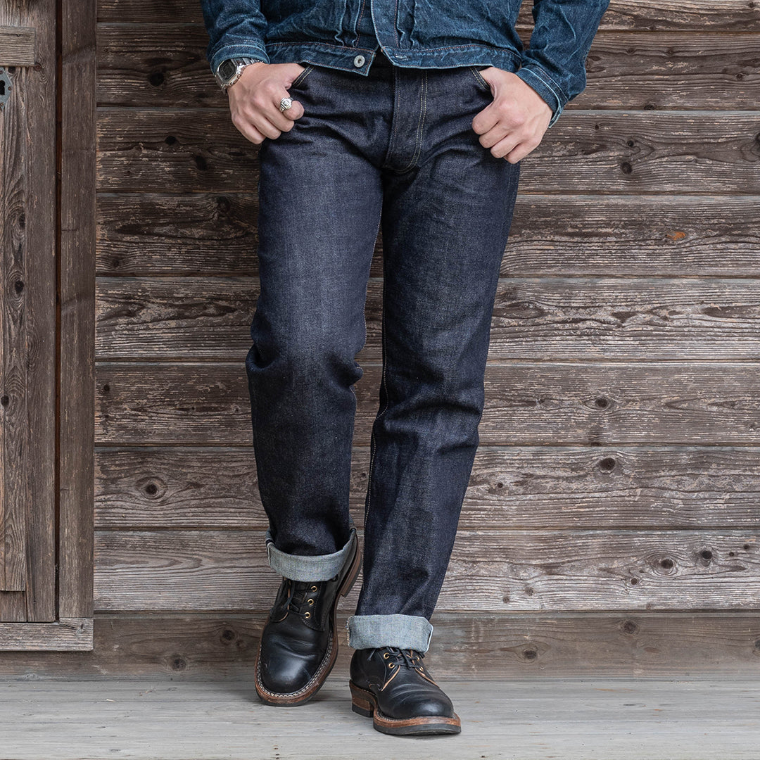 【限定生産】Lot.1990 "Dai-Ginjyo" Regular Straight Fit Jeans with 15.5oz Heavy Wgt Slub Denim (Washed) 【レギュラーストレート/大吟醸/15.5oz/ヘビーウェイト/スラブデニム/ワンウォッシュ】