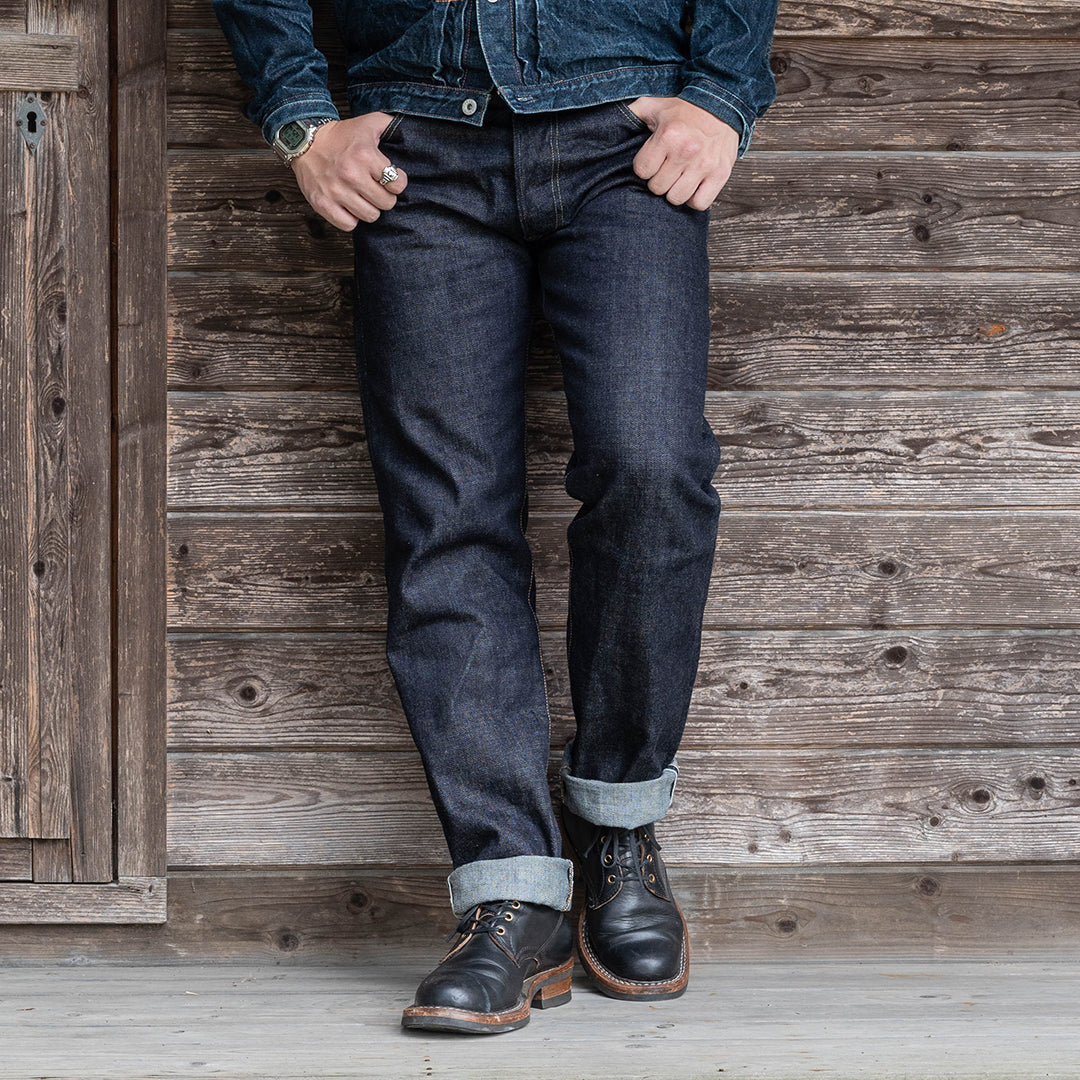 【限定生産】Lot.1990 "Dai-Ginjyo" Regular Straight Fit Jeans with 15.5oz Heavy Wgt Slub Denim (Raw and Rigid) 【レギュラーストレート/大吟醸/15.5ozヘビーウェイト/スラブデニム/ノンウォッシュ】
