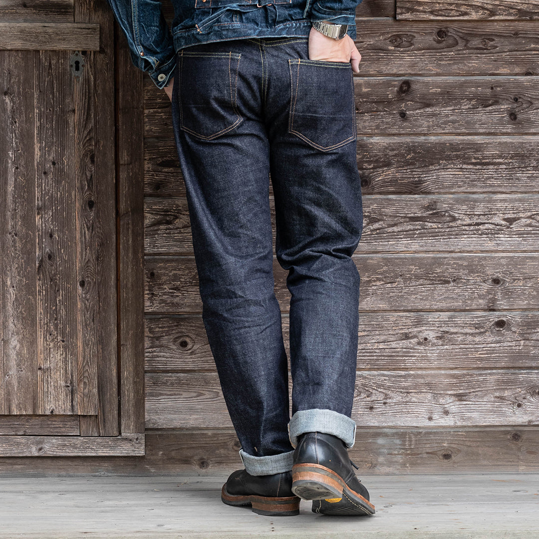 【限定生産】Lot.1990 "Dai-Ginjyo" Regular Straight Fit Jeans with 15.5oz Heavy Wgt Slub Denim (Washed) 【レギュラーストレート/大吟醸/15.5oz/ヘビーウェイト/スラブデニム/ワンウォッシュ】