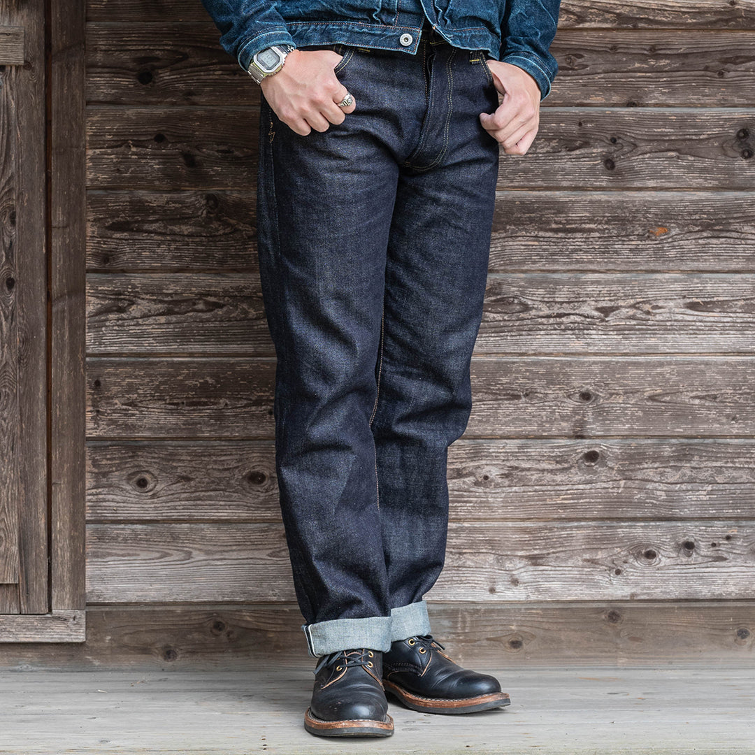【限定生産】Lot.1990 "Dai-Ginjyo" Regular Straight Fit Jeans with 15.5oz Heavy Wgt Slub Denim (Raw and Rigid) 【レギュラーストレート/大吟醸/15.5ozヘビーウェイト/スラブデニム/ノンウォッシュ】