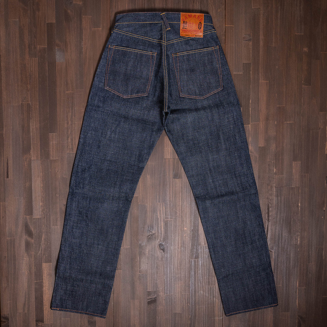 Lot.1991 No.0 Classic Straight Fit Jeans with Heavy-Slub Artistic Denim (Raw and Rigid)【クラシックストレート/ヘビースラブ/アーティスティックデニム/ノンウォッシュ】