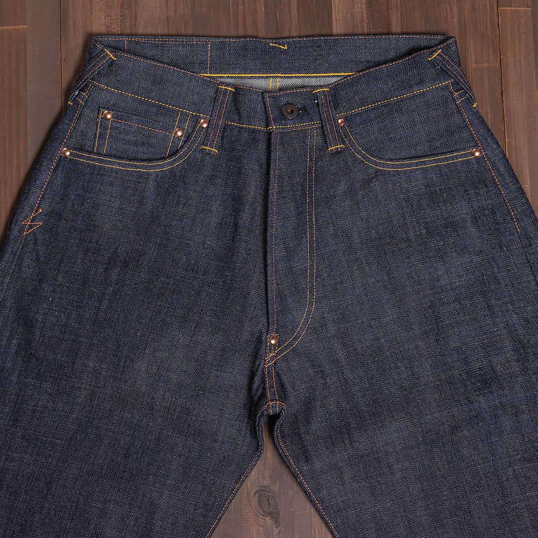 Lot.1991 No.0 Classic Straight Fit Jeans with Heavy-Slub Artistic Denim (Raw and Rigid)【クラシックストレート/ヘビースラブ/アーティスティックデニム/ノンウォッシュ】