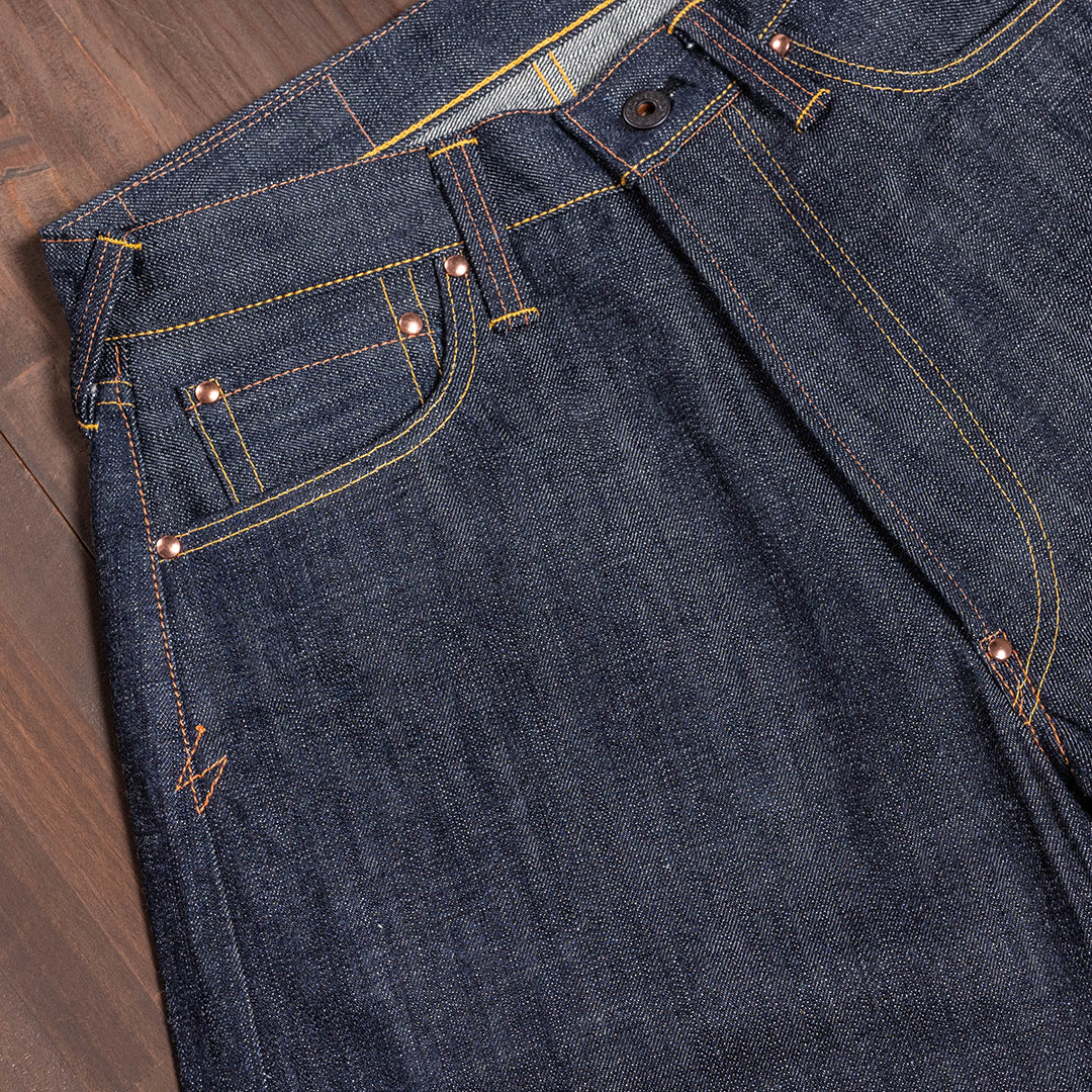Lot.1991 No.0 Classic Straight Fit Jeans with Heavy-Slub Artistic Denim (Raw and Rigid)【クラシックストレート/ヘビースラブ/アーティスティックデニム/ノンウォッシュ】