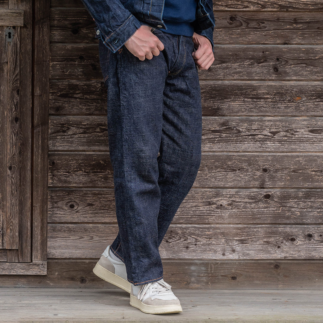 Lot.1991 No.0 Classic Straight Fit Jeans with Heavy-Slub Artistic Denim (Raw and Rigid)【クラシックストレート/ヘビースラブ/アーティスティックデニム/ノンウォッシュ】