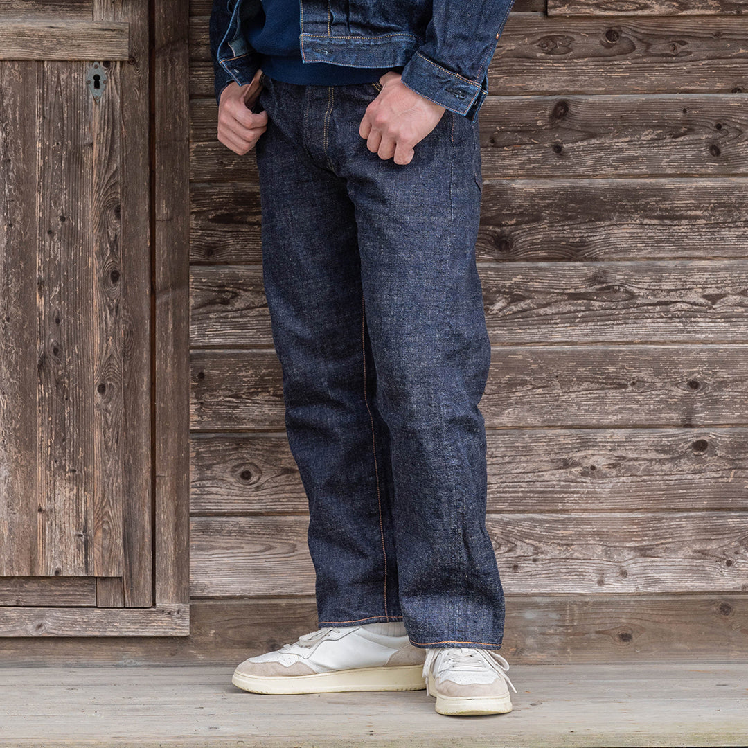 Lot.1991 No.0 Classic Straight Fit Jeans with Heavy-Slub Artistic Denim (Raw and Rigid)【クラシックストレート/ヘビースラブ/アーティスティックデニム/ノンウォッシュ】