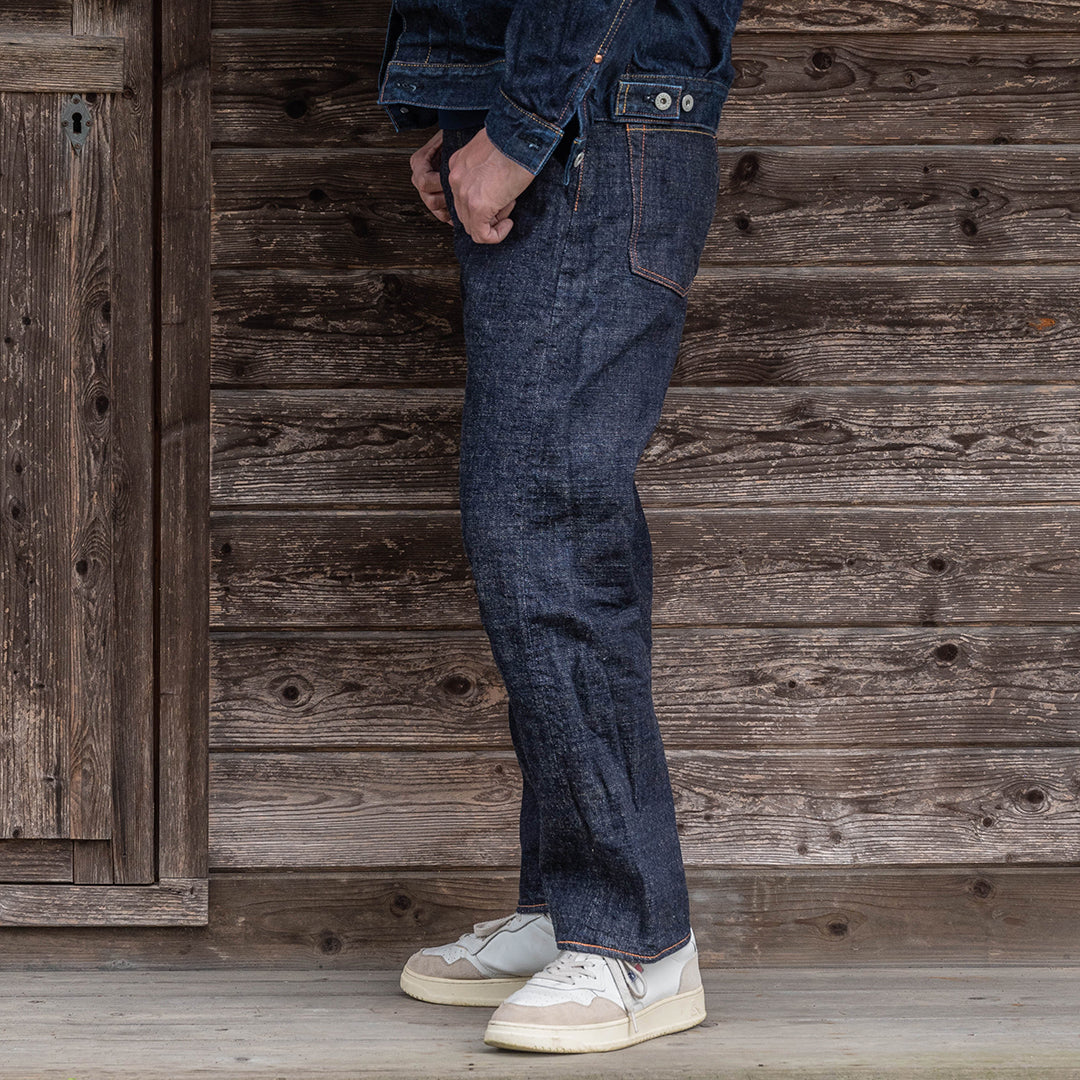 Lot.1991 No.0 Classic Straight Fit Jeans with Heavy-Slub Artistic Denim (Raw and Rigid)【クラシックストレート/ヘビースラブ/アーティスティックデニム/ノンウォッシュ】