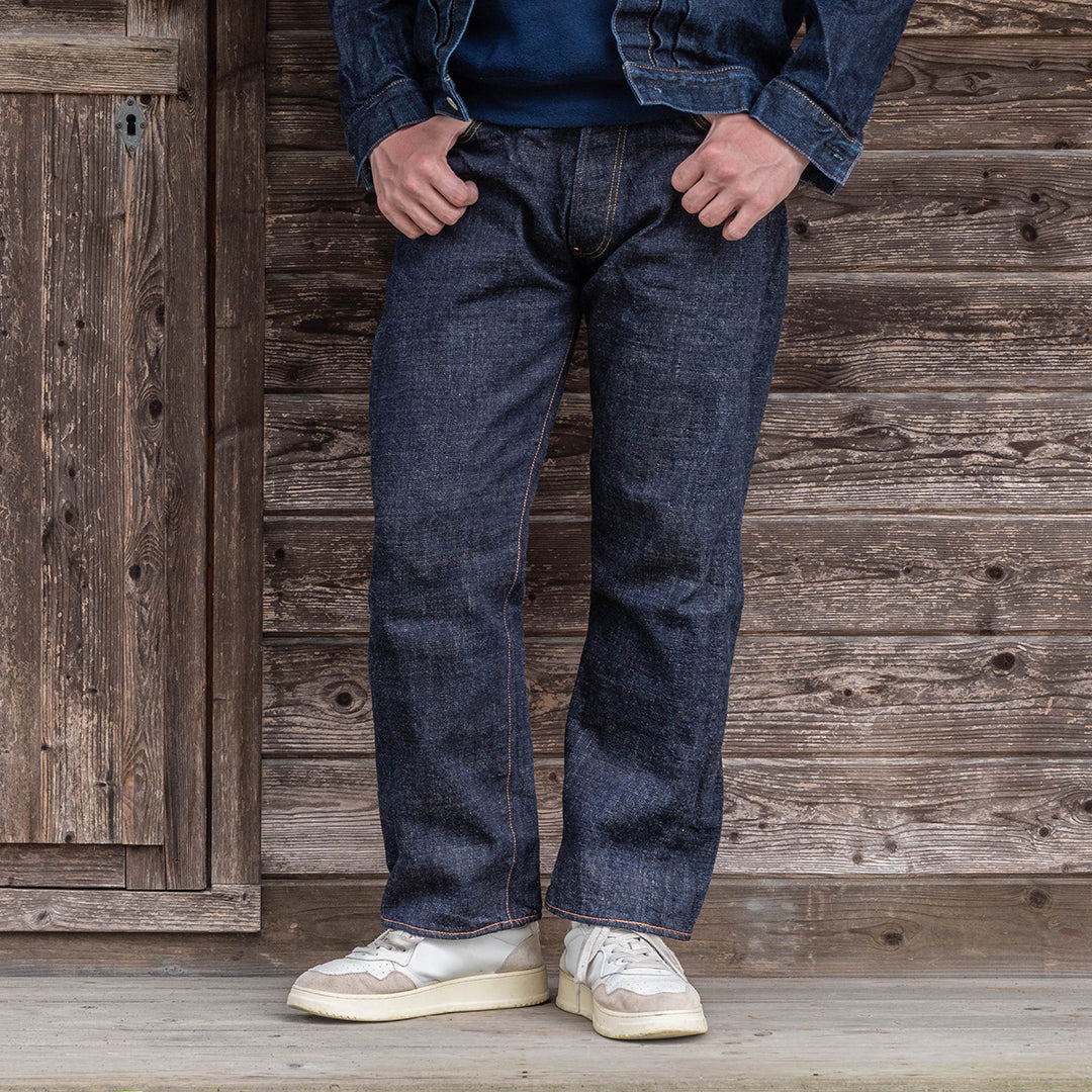 Lot.1991 No.0 Classic Straight Fit Jeans with Heavy-Slub Artistic Denim (Raw and Rigid)【クラシックストレート/ヘビースラブ/アーティスティックデニム/ノンウォッシュ】