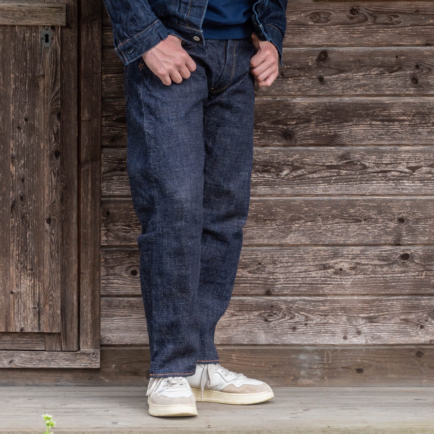 Lot.1991 No.0 Classic Straight Fit Jeans with Heavy-Slub Artistic Denim (Washed)【クラシックストレート/ヘビースラブ/アーティスティックデニム/ワンウォッシュ】