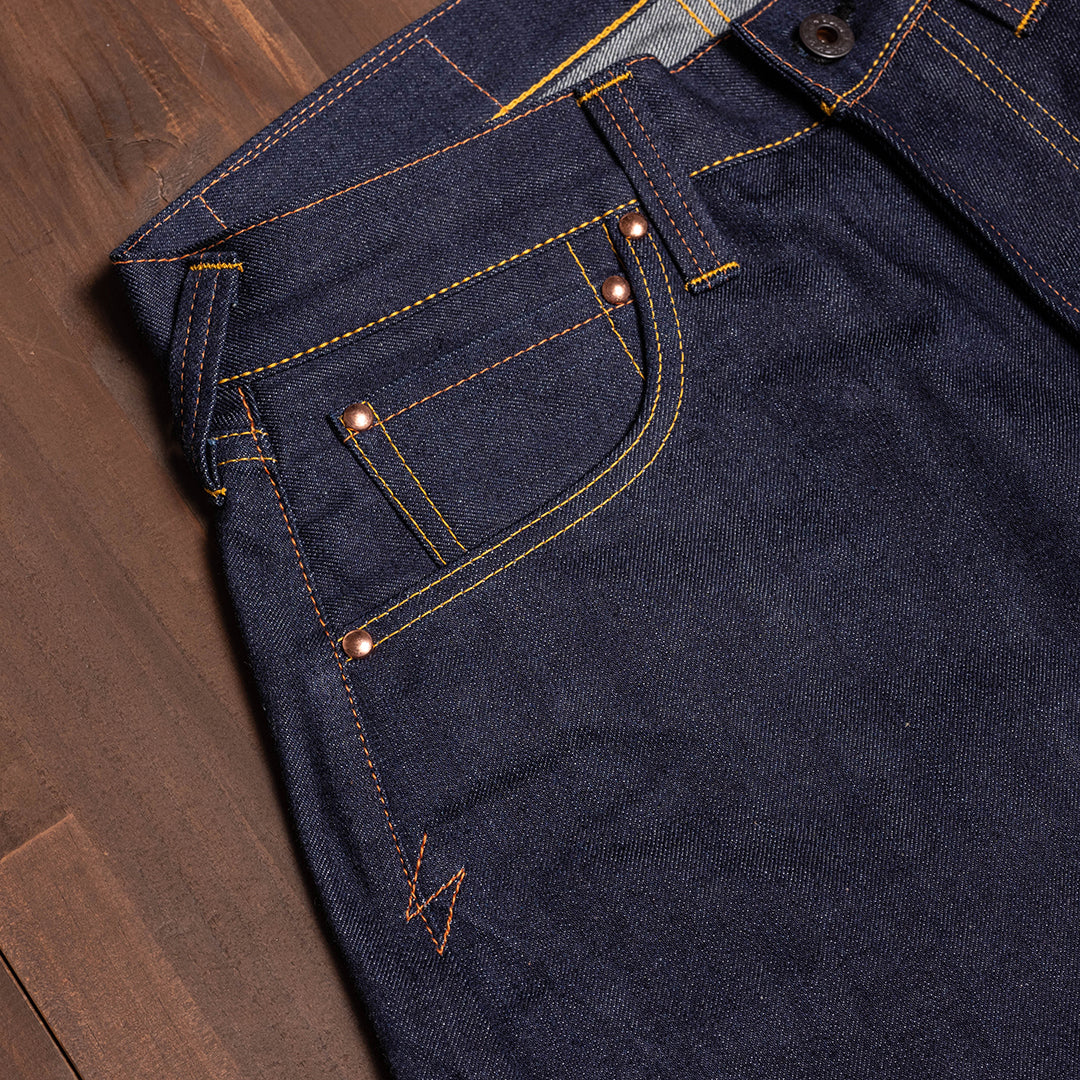 【限定生産】Lot.1991 "Sakura (Cherry Blossoms)" Classic Straight Fit Jeans with 13oz Spring Denim (Raw and Rigid) 【クラシックストレート/さくら/13oz/スプリングデニム/ノンウォッシュ】
