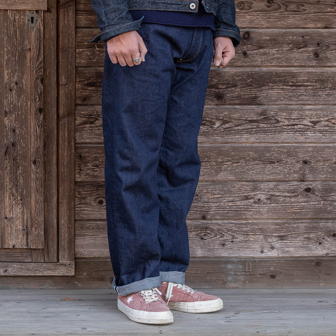 【限定生産】Lot.1991 "Sakura (Cherry Blossoms)" Classic Straight Fit Jeans with 13oz Spring Denim (Raw and Rigid) 【クラシックストレート/さくら/13oz/スプリングデニム/ノンウォッシュ】