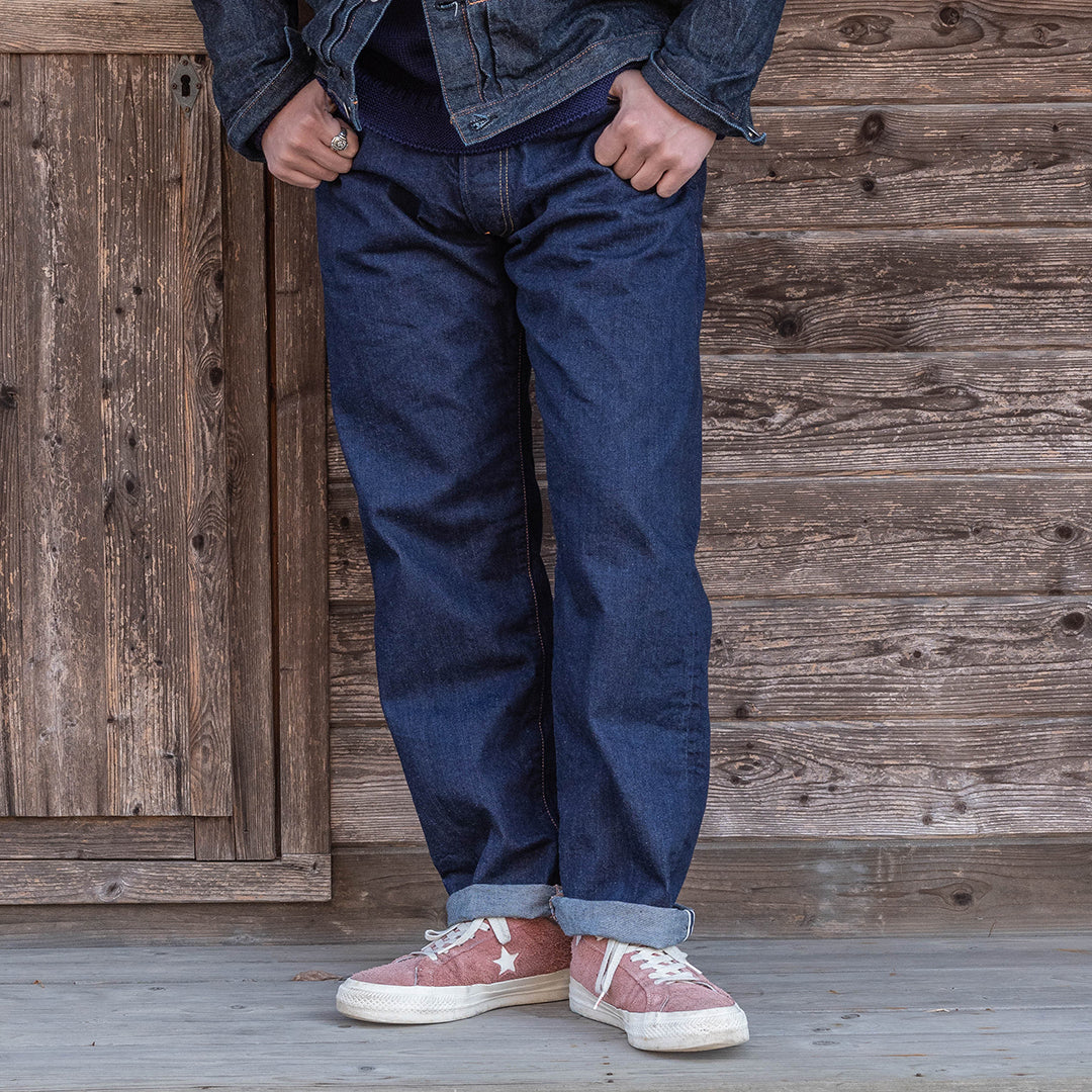 【限定生産】Lot.1991 "Sakura (Cherry Blossoms)" Classic Straight Fit Jeans with 13oz Spring Denim (Washed) 【クラシックストレート/さくら/13oz/スプリングデニム/ワンウォッシュ】