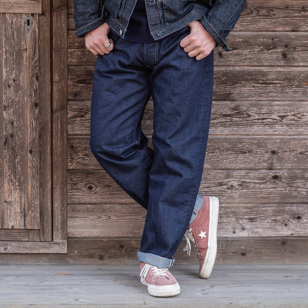 【限定生産】Lot.1991 "Sakura (Cherry Blossoms)" Classic Straight Fit Jeans with 13oz Spring Denim (Raw and Rigid) 【クラシックストレート/さくら/13oz/スプリングデニム/ノンウォッシュ】