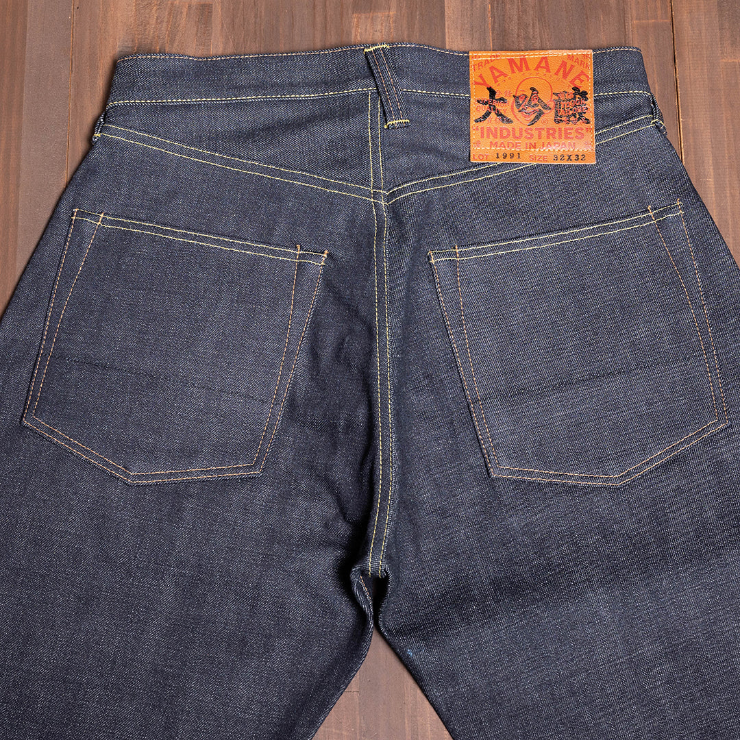 【限定生産】Lot.1991 "Dai-Ginjyo" Classic Straight Fit Jeans with 15.5oz Heavy Wgt Slub Denim (Raw and Rigid) 【クラシックストレート/大吟醸/15ozヘビーウェイト/スラブデニム/ノンウォッシュ】