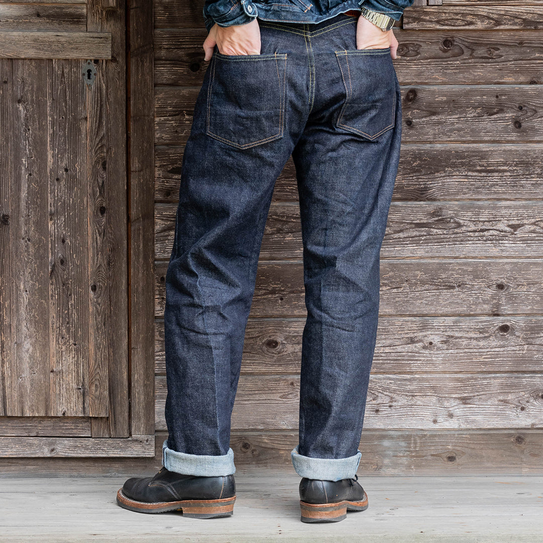 【限定生産】Lot.1991 "Dai-Ginjyo" Classic Straight Fit Jeans with 15.5oz Heavy Wgt Slub Denim (Raw and Rigid) 【クラシックストレート/大吟醸/15ozヘビーウェイト/スラブデニム/ノンウォッシュ】