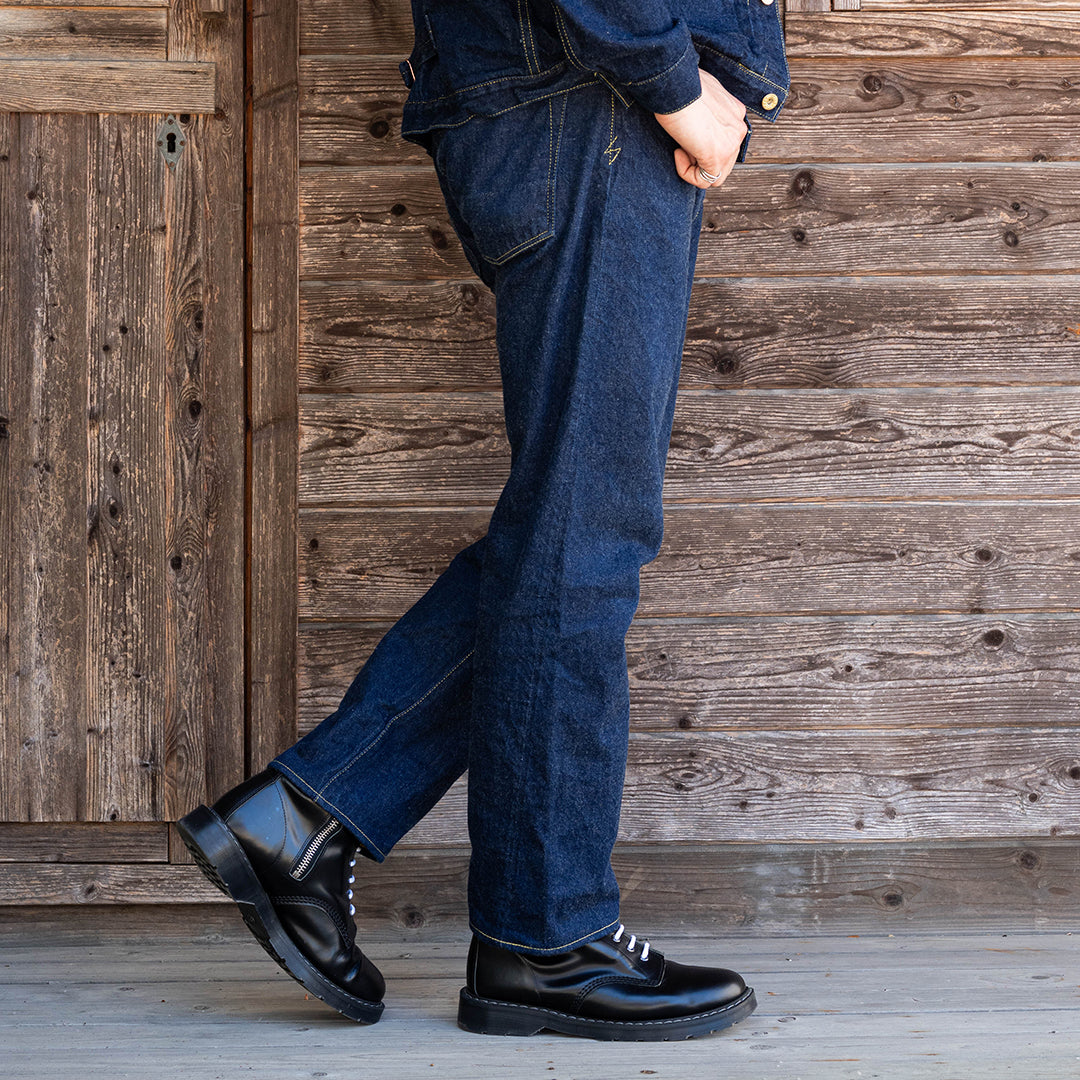 【限定】Lot.1991 "Gyokuro" Classic Straight Fit Jeans 14oz Deep Blue Indigo Denim (Washed) 【クラシックストレート/ディープブルーデニム/ワンウォッシュ】