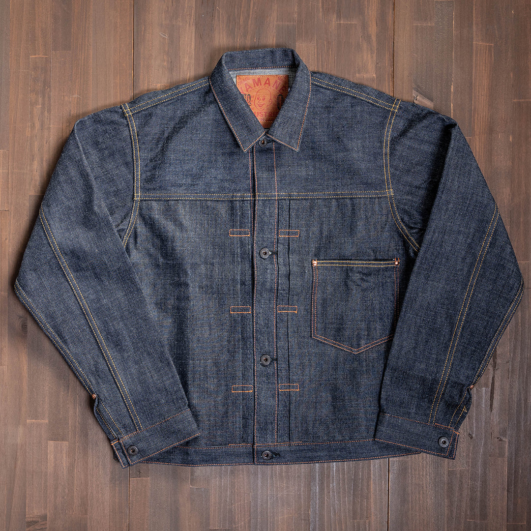 Lot.2505T No.0 Type-WWII Denim Jacket with Artistic Denim