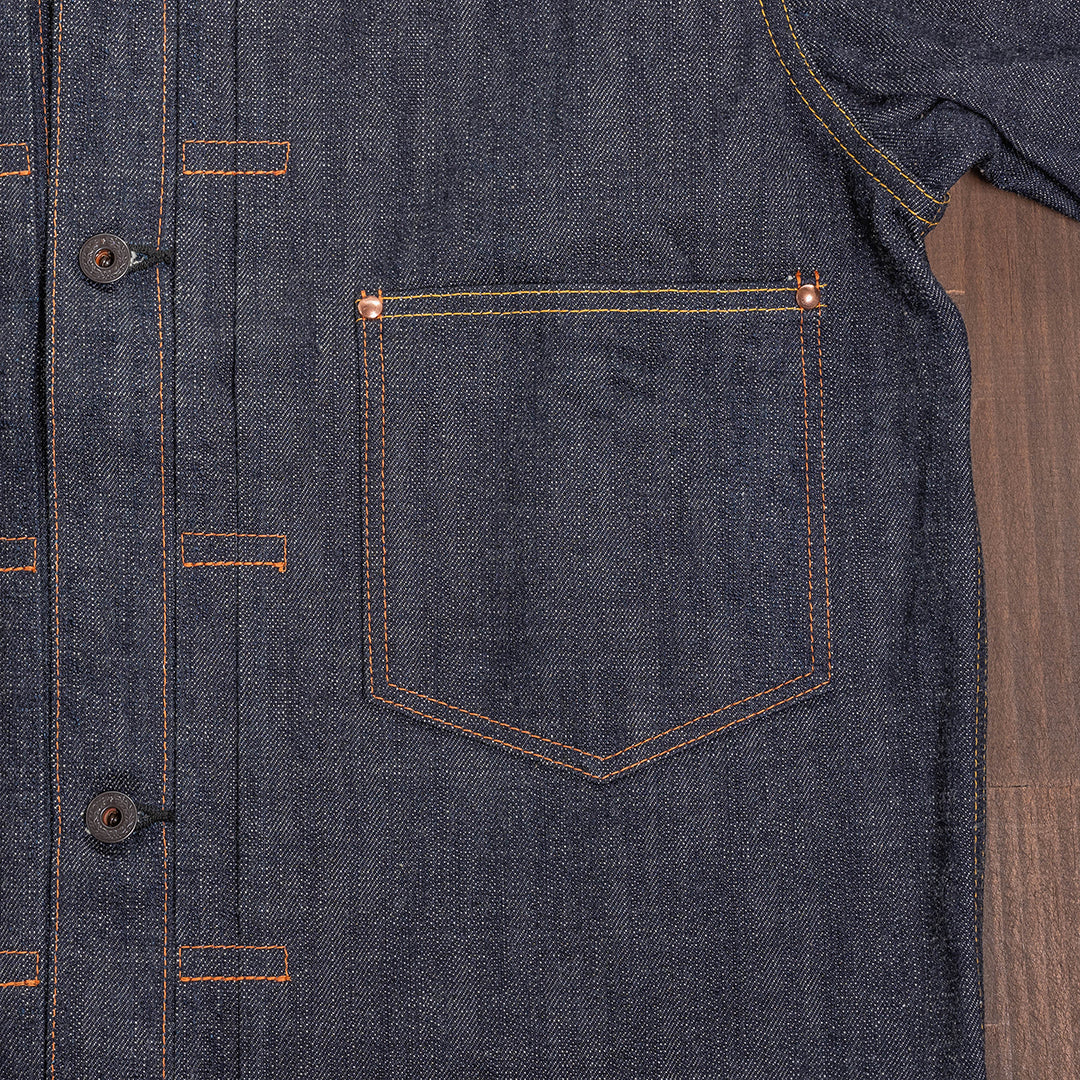 Lot.2505T No.0 Type-WWII Denim Jacket with Artistic Denim
