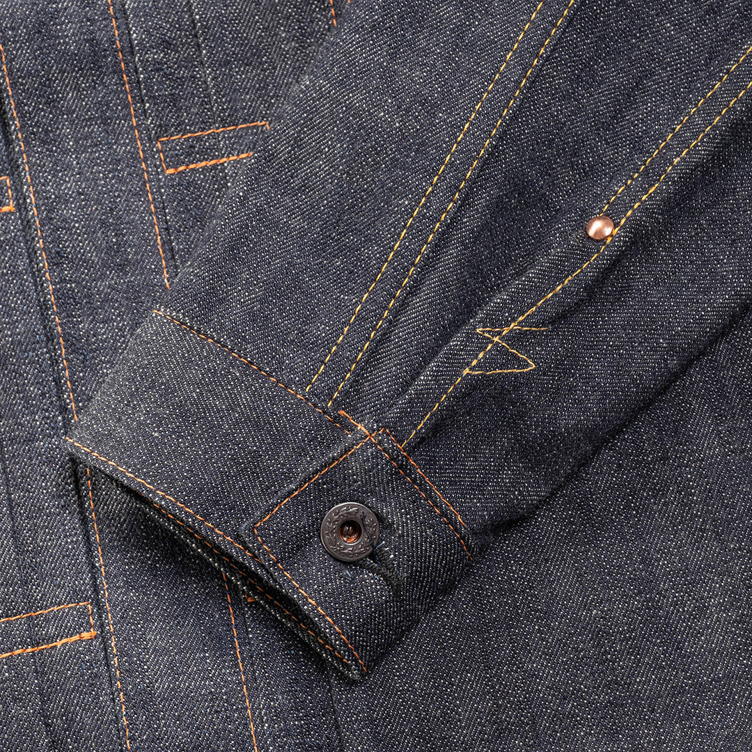 Lot.2505T No.0 Type-WWII Denim Jacket with Artistic Denim