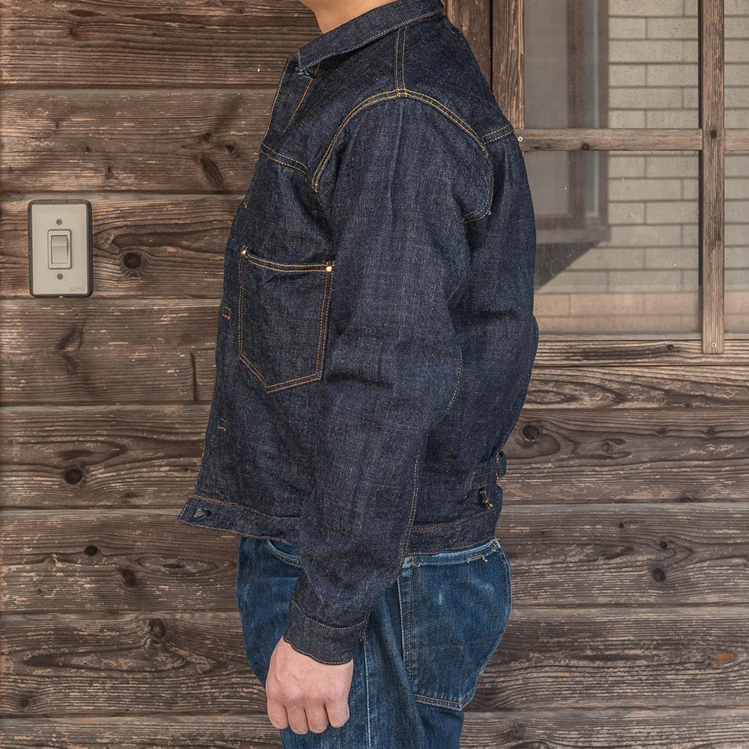 Lot.2505T No.0 Type-WWII Denim Jacket with Artistic Denim