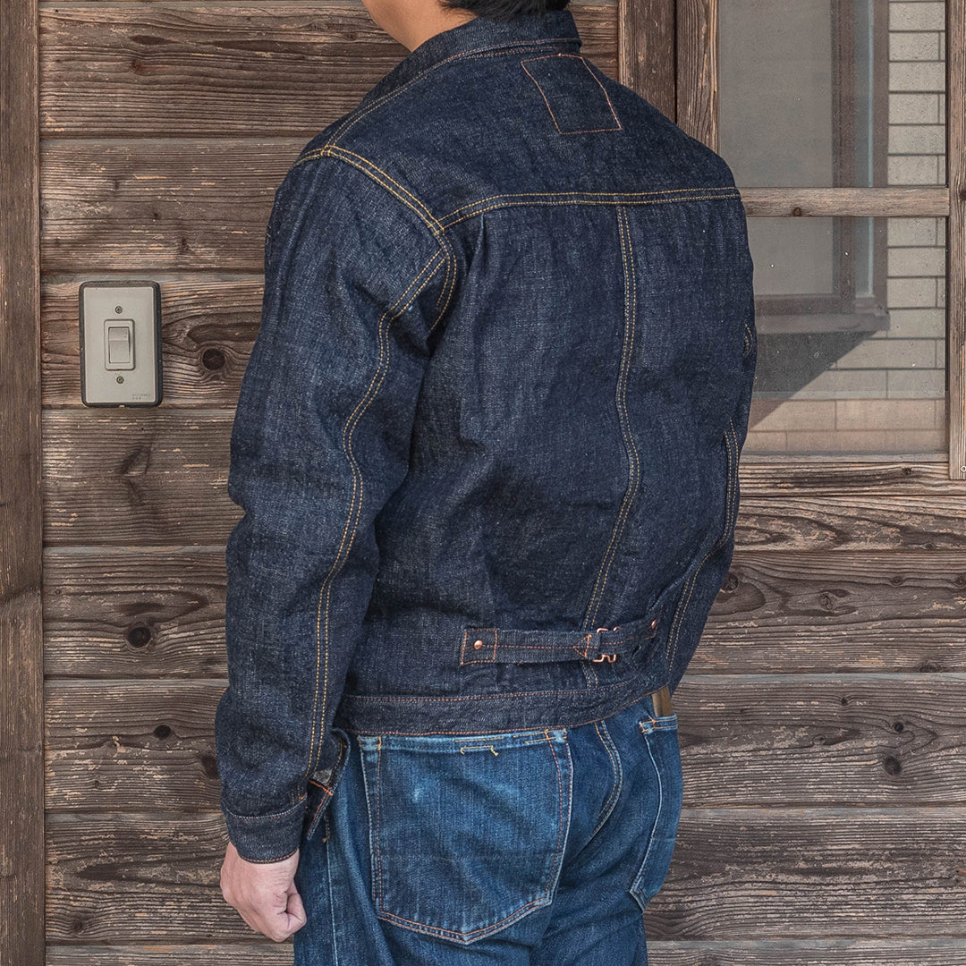 Lot.2505T No.0 Type-WWII Denim Jacket with Artistic Denim