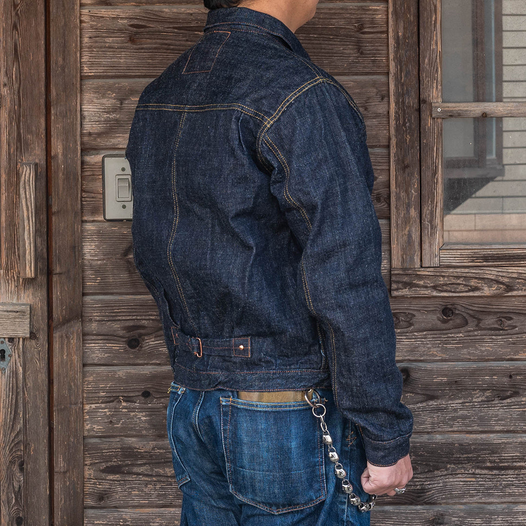 Lot.2505T No.0 Type-WWII Denim Jacket with Artistic Denim