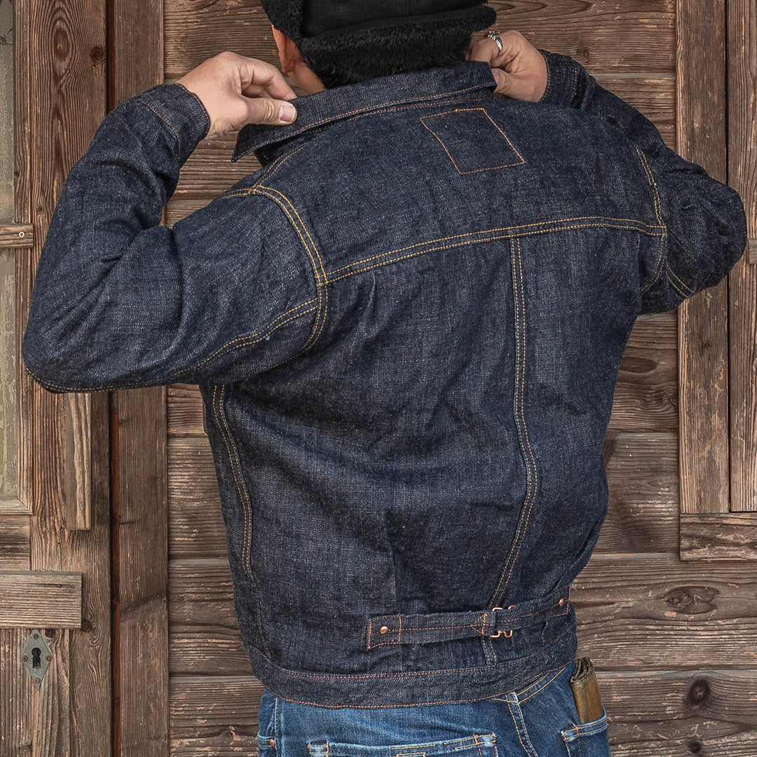 Lot.2505T No.0 Type-WWII Denim Jacket with Artistic Denim