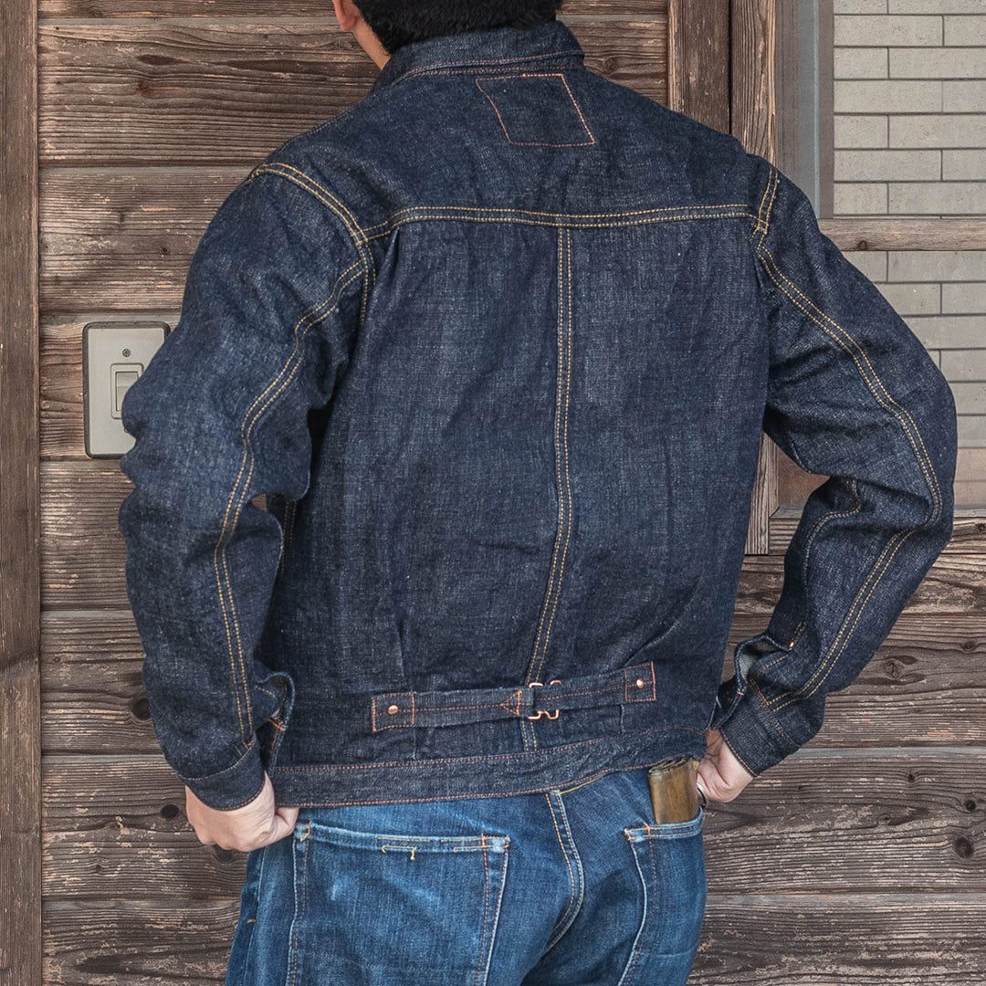 Lot.2505T No.0 Type-WWII Denim Jacket with Artistic Denim