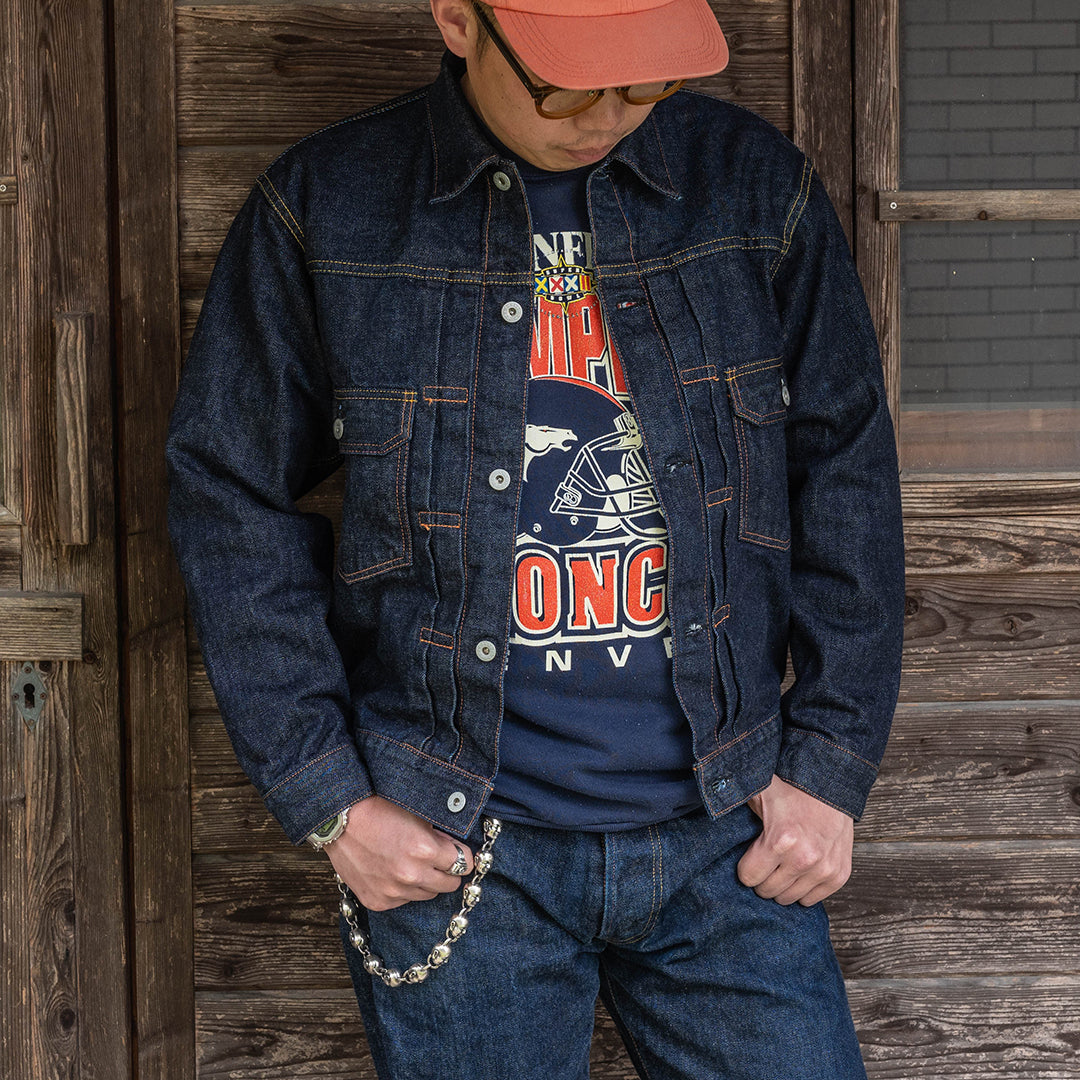 Lot.2507T No.2 Type-2 Denim Jacket with Modern Denim
