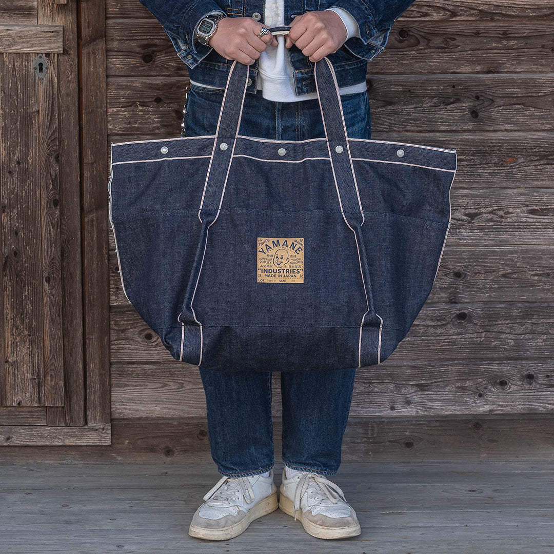 Lot.9009 Denim Huge Tote 29"