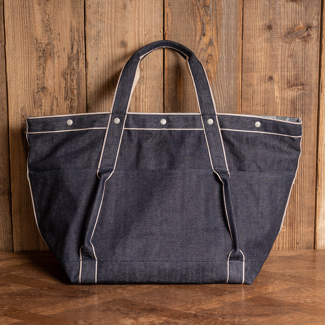 Lot.9009 Denim Huge Tote 29"