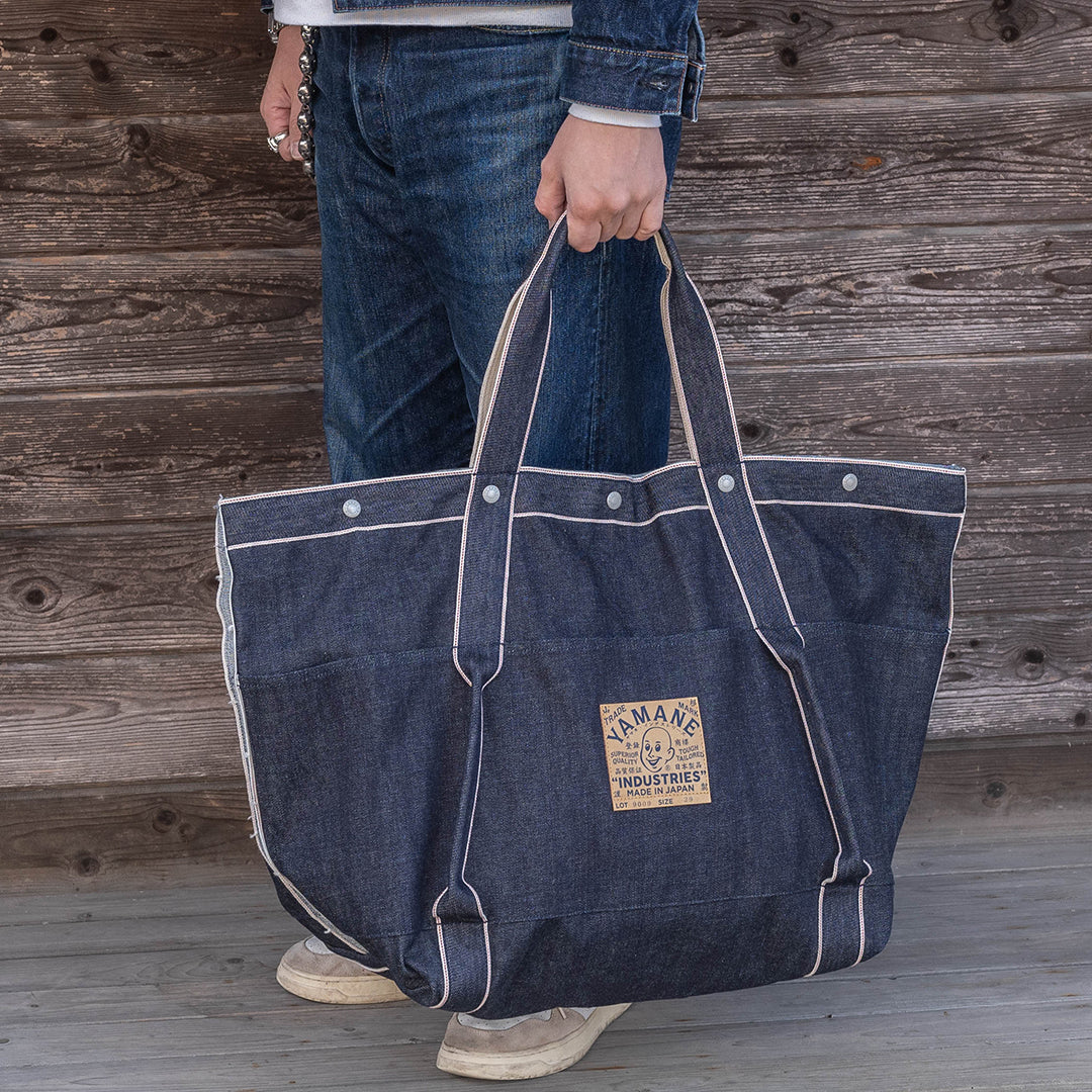 Lot.9009 Denim Huge Tote 29"