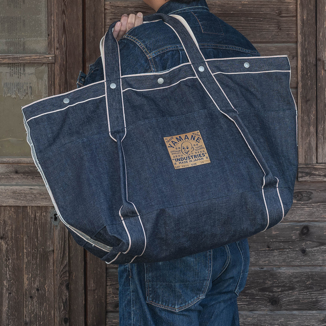 Lot.9009 Denim Huge Tote 29"