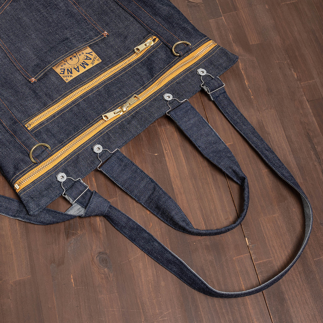 Lot.9022 Denim 3 Way Zip Bag 21"
