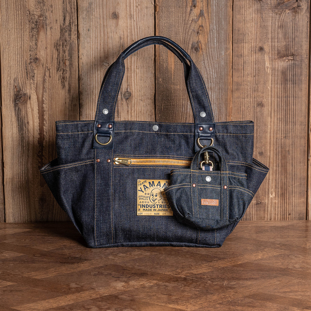 Lot.9023 Denim Zip Tool Bag with Pouch 20"